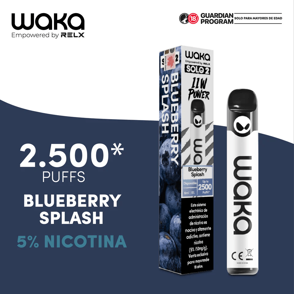 Waka SOLO2 - 2.5k 2500 PUFFS